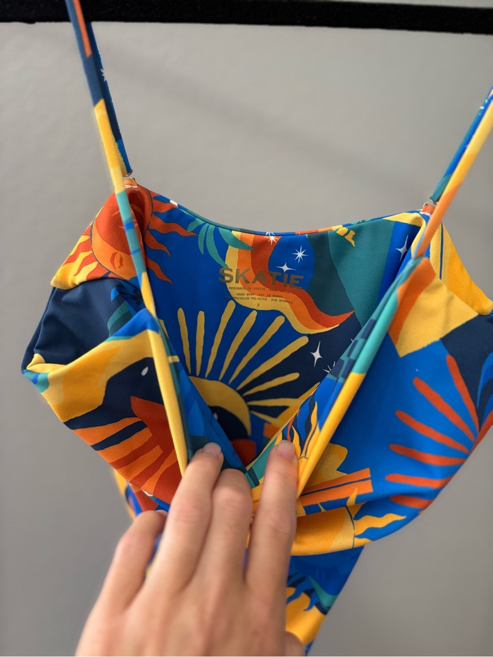 SKATIE Tropical Print One-Piece Swimsuit - Picture 5 of 6
